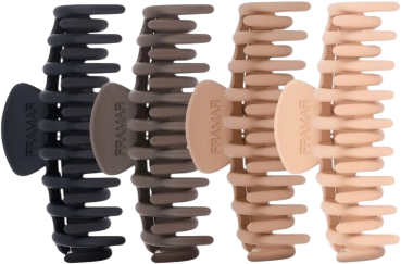 Набор заколок для волос FRAMAR Claw Clips Neutral (4шт)