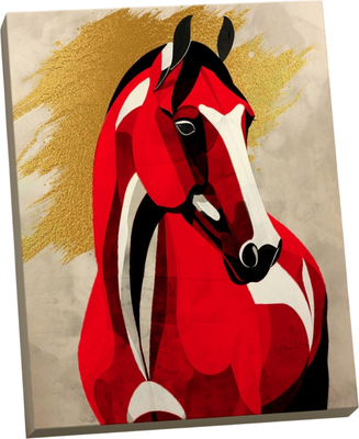 Картина по номерам Флюид Красный Конь / HR0751