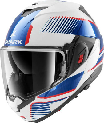 Мотошлем Shark Helmets Oxo Sikter / HE8710E-WUB-XL (XL, белый/синий/красный)