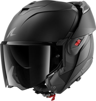 Мотошлем Shark Helmets Oxo Dark Shadow Mat / HE8703E-KMA-S (S, черный матовый)