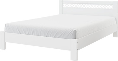 Полуторная кровать Bravo Мебель Шейла 140х200 (белый античный)