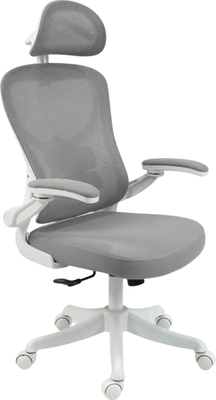 Кресло офисное King Style FK-25 Fendi White (серый)
