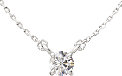 Колье из серебра ZORKA 0550233 (45см, с фианитом)