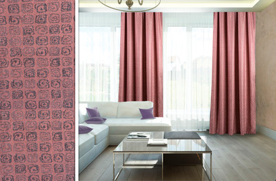 Штора Primavelle Livia 140х270 / 61471427-09V (вертего марсала)