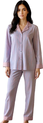 Рубашка Primavelle Ronico Tencel женская / 62046262-L/XL (серо-розовый)