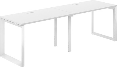 Комплект письменных столов Norden 240х70х75 / PR.222.WH.O59.WH (белый/белый)