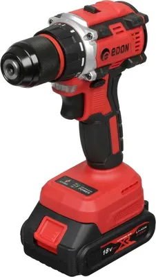 Аккумуляторная дрель-шуруповерт Edon UAD-18DBL / 40094