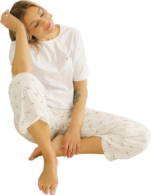 Штаны пижамные Dea Mia Capri Trousers 5304 рис.0015 (р.170,176-102, молочный)