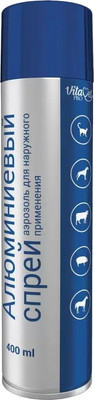 Ранозаживляющее средство для животных VitaVet Pro Алюминиевый спрей (400мл)