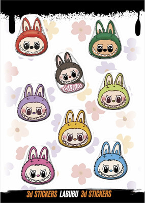 Набор наклеек Nalepking Лабубу 4 / RSM_0100
