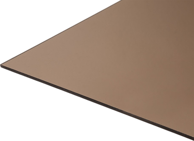 Монолитный поликарбонат ИМпласт 2000x2000мм / 15425 (4мм, бронзовый)