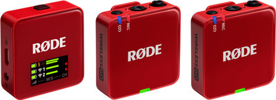 Радиосистема микрофонная Rode Wireless GO III Red
