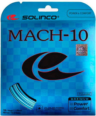 Струна для теннисной ракетки Solinco Mach-10 16L /1.25мм / 1920599 (12.2м)