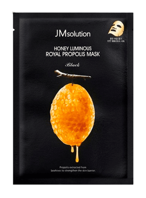 Маска для лица тканевая JMsolution Honey Luminous Royal Propolis Mask Plus (35мл)