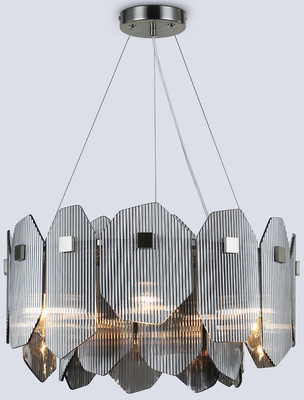 Люстра Ambrella LH31201/6 SN/SM (сатин никель/дымчатый)