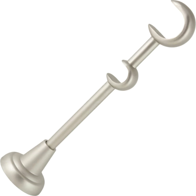 Кронштейн для карниза АС ФОРОС Стеновой D25/16 13/19см (сатин)