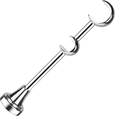 Кронштейн для карниза АС ФОРОС Стеновой D25/16 13/19см (хром)