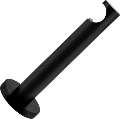 Кронштейн для карниза АС ФОРОС Прямой D19 (черный матовый)