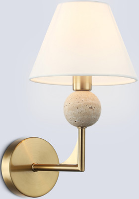 Бра Ambrella LH75165 BS/FR (латунь/белый матовый)