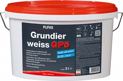 Грунтовка Pufas GP5 (5л, белый)