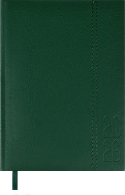Ежедневник Escalada Наппа 2026 / 70287 (176л, темно-зеленый)