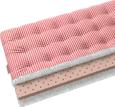 Матрас Mr. Mattress Migi Red 120x200 (с липучками)