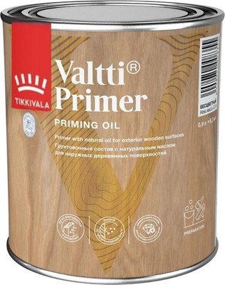 Антисептик для древесины Tikkivala Valtti Primer (900мл, бесцветный)