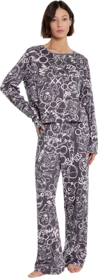 Комплект домашней одежды Mark Formelle 592468-1 (р.164/170-88-94, граффити на графите)
