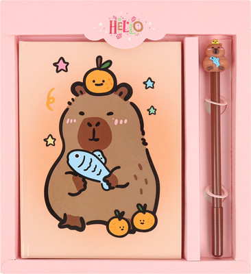 Записная книжка Darvish Капибара. С ручкой / DV-15321-1 (50л)