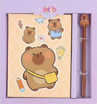 Записная книжка Darvish Капибара. С ручкой / DV-15321-3 (50л)