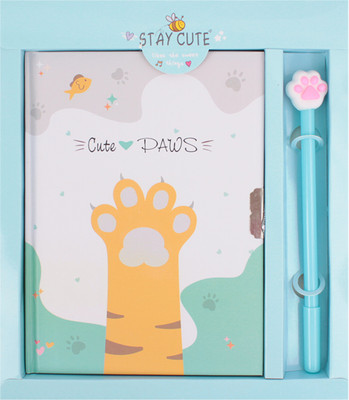 Записная книжка Darvish Милые лапки. С ручкой / DV-14625C (50л)