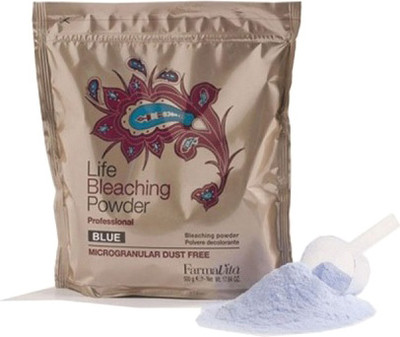 Порошок для осветления волос Farmavita Life блондирующий (500г, голубой)