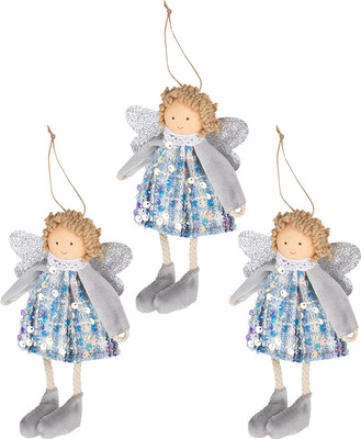 Набор новогодних подвесок Волшебная страна Фея 109925 (3шт)