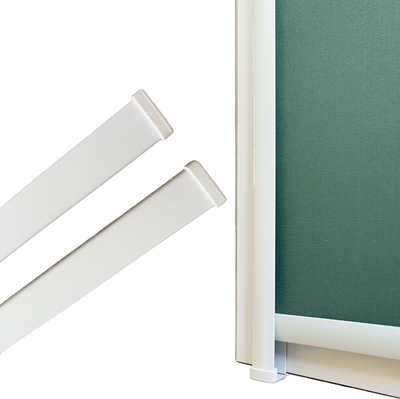 Набор направляющих для рулонных штор НеоФьюжен Алюминий (2шт, 1.5м)