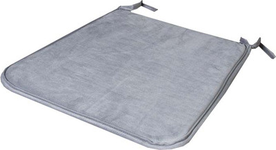 Подушка на стул Nivasan Бархат-25 / PSt.Bt-25 (серый)