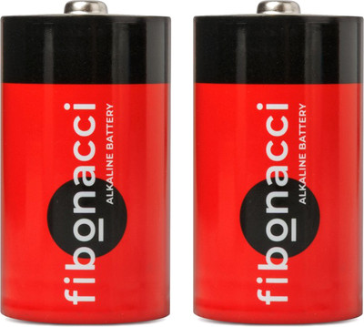 Комплект батареек Fibonacci LR20/2B тип D / FB-LR20-BL2 (2шт)