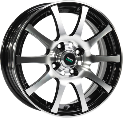 Литой диск Megami MGM-2 15x6" 5x100мм DIA 60.1мм ET 40мм BKF