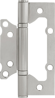 Комплект петель дверных Нора-М Isparus 800-5 FHP 125x74x2.6 накладная (матовый никель, без колп.)