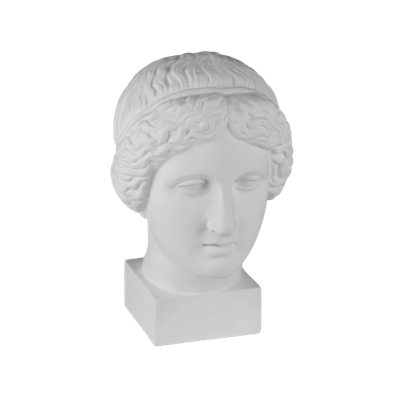 Гипсовая фигура художественная Мастерская Экорше Экорше Голова Музы / 10-126