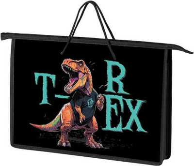 Папка-портфель Оникс Стильный дино / ПТ-15