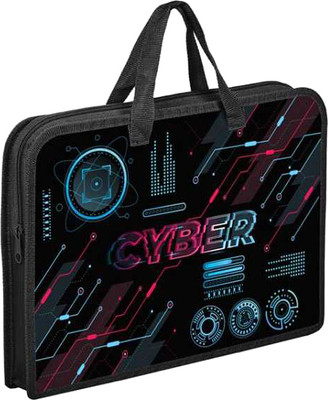 Папка-портфель Оникс Кибер неон / ПТ-14