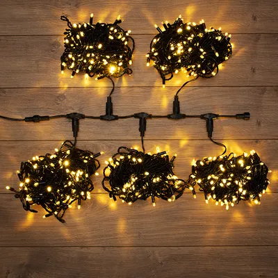 Световой занавес Neon-Night ClipLight 323-506 (20x1.5м, теплый белый)