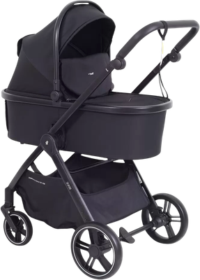 Детская универсальная коляска Rant Basic Wave 2 в 1 / RA162 (черный)