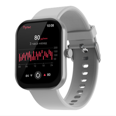 Умные часы Elari SE Watch G12 (серебристый)