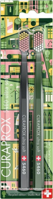 Набор зубных щеток Curaprox Ultrasoft 0.1мм Duo Recycled 2025 (2шт)
