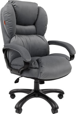 Кресло офисное Chairman Home 434 (Т-55 серый/черный пластик)