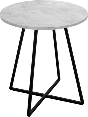 Журнальный столик Древпром ДП1-04-15 М186 ф480 (бетон метрополитан)