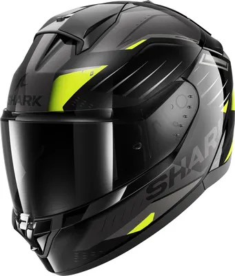 Мотошлем Shark Helmets Ridill 2 Bersek / HE1122E-KGA-XL (XL, черный/серый/желтый)