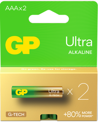 Комплект батареек GP Batteries Ultra LR03/24AUETA21-2GSB2 (2шт)