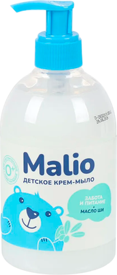Мыло жидкое детское Малио Забота и питание Масло ши (500мл)